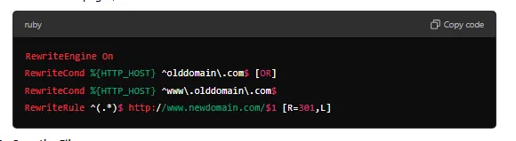 c panle screenshot showing code for redirection
